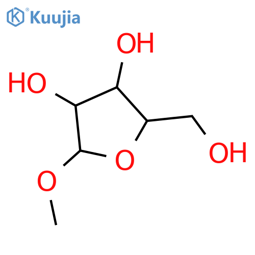 .beta.-D-Arabinofuranoside, methyl structure