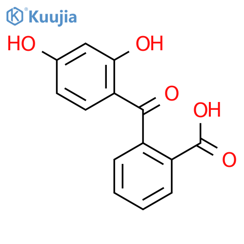 2',4'-Dihydroxy-2-benzoylbenzoic Acid structure