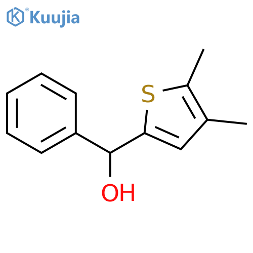 2-Thiophenemethanol, 4,5-dimethyl-a-phenyl- structure