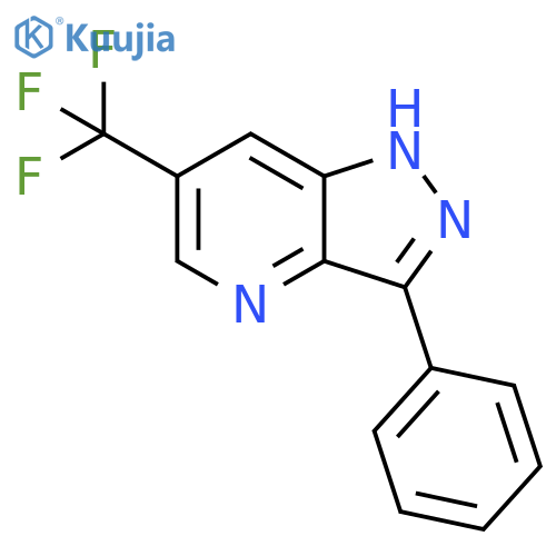 1H-Pyrazolo[4,3-b]pyridine, 3-phenyl-6-(trifluoromethyl)- structure
