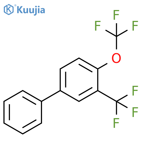 1,1'-Biphenyl, 4-(trifluoromethoxy)-3-(trifluoromethyl)- structure