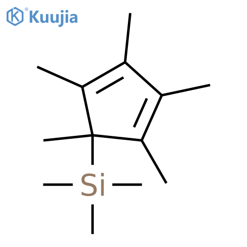 Trimethylsilylcyclopentadiene structure