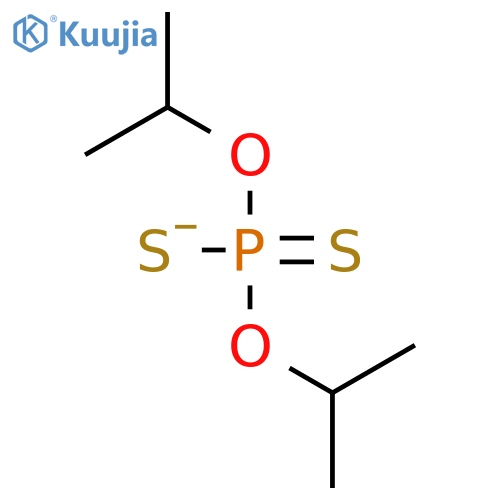 Phosphorodithioic acid, bis(1-methylethyl) ester structure
