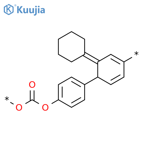 Poly(oxycarbonyloxy-1,4-phenylenecyclohexylidene-1,4-phenylene) structure