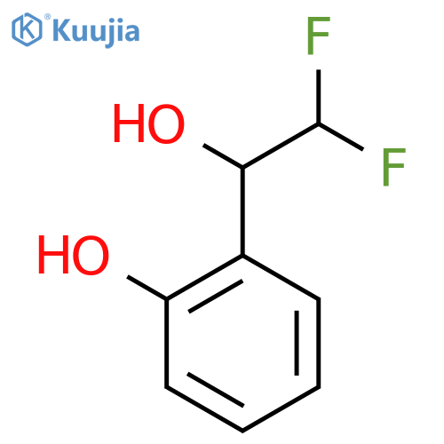 2-(2,2-difluoro-1-hydroxyethyl)phenol structure