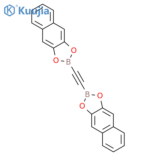 Naphtho[2,3-d]-1,3,2-dioxaborole, 2,2'-(1,2-ethynediyl)bis- structure