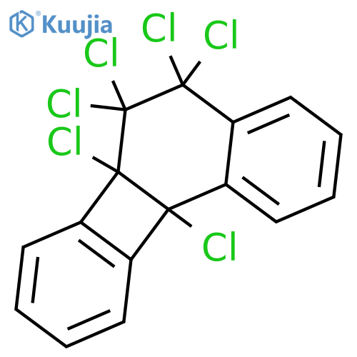 Benzo[a]biphenylene, hexachloro-5,6,6a,10b-tetrahydro- (8CI) structure