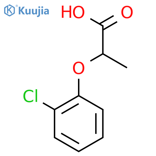 2-(2-Chlorophenoxy)propionic acid structure