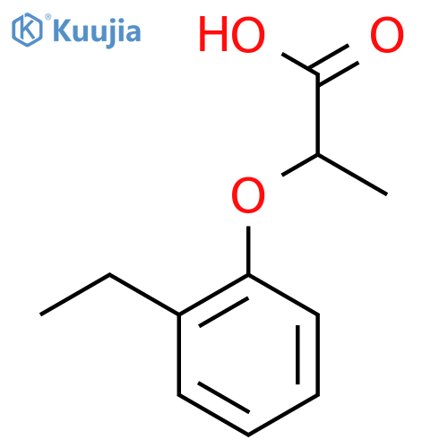 2-(2-ethylphenoxy)propanoic Acid structure