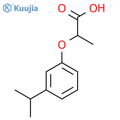2-3-(propan-2-yl)phenoxypropanoic Acid structure