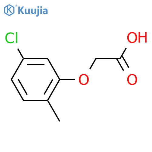 2-(5-Chloro-2-methylphenoxy)acetic acid structure
