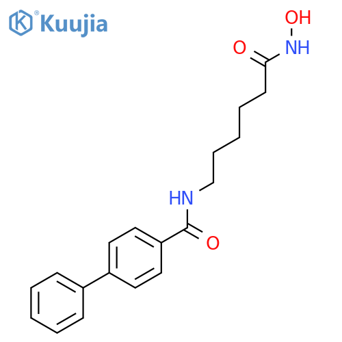 [1,1'-Biphenyl]-4-carboxamide, N-[6-(hydroxyamino)-6-oxohexyl]- structure