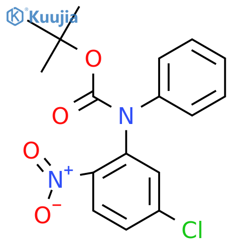 tert-butyl N-(5-chloro-2-nitrophenyl)-N-phenylcarbamate structure