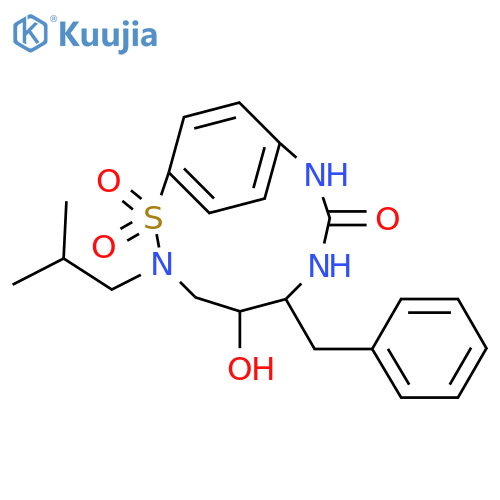 6-Benzyl-5-hydroxy-3-isobutyl-2,2-dioxo-2-thia-3,7,9-triaza-bicyclo8.2.2 Tetradeca-1(13),10(14),11-trien-8-one structure