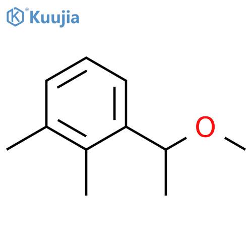 1-(1-methoxyethyl)-2,3-dimethylbenzene structure