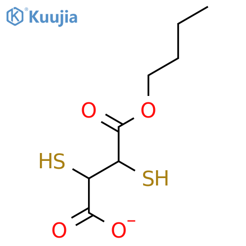 Butanedioic acid, 2,3-dimercapto-, monobutyl ester structure