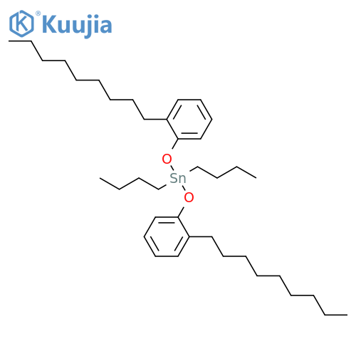 Stannane, dibutylbis(nonylphenoxy)- structure