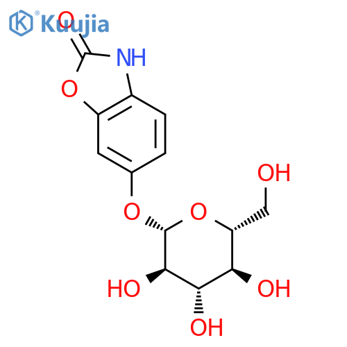 6-beta-D-glucopyranosyloxybenzoxazolin-2(3H)-one structure