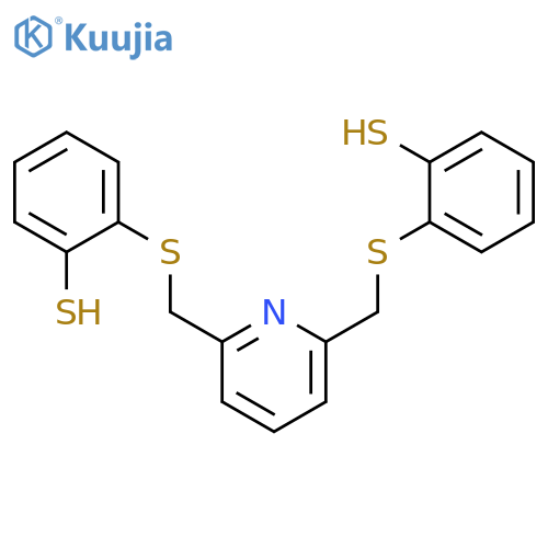 Benzenethiol, 2,2'-[2,6-pyridinediylbis(methylenethio)]bis- structure