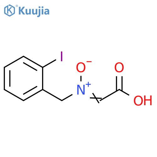 Acetic acid, 2-[[(2-iodophenyl)methyl]oxidoimino]- structure