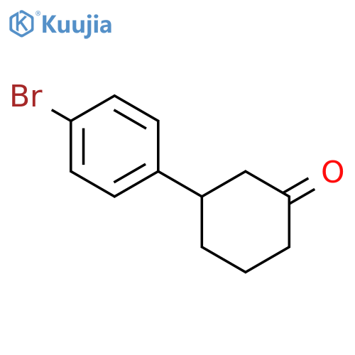3-(4-Bromophenyl)cyclohexanone structure