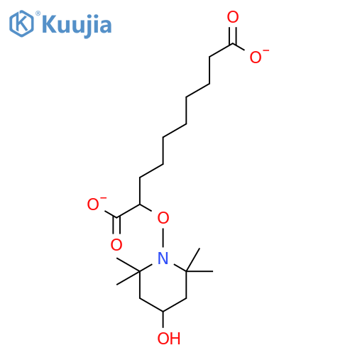 1-Piperidinyloxy, 4,4'-((1,10-dioxo-1,10-decanediyl)bis(oxy))bis(2,2,6,6-tetramethyl- structure