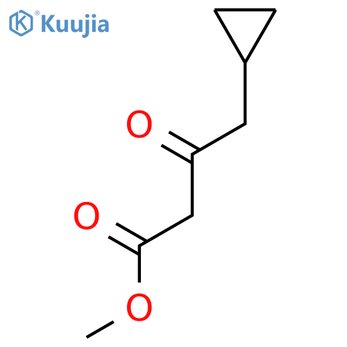 4-Cyclopropyl-3-oxo-butyric acid methyl ester structure