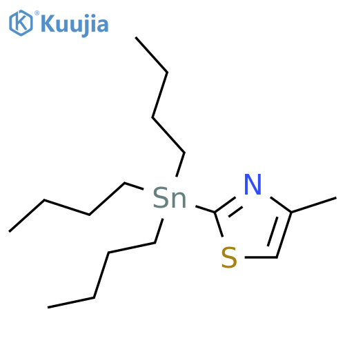 4-Methyl-2-(tributylstannyl)thiazole structure