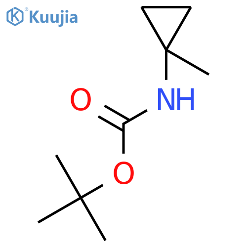 Tert-Butyl (1-methylcyclopropyl)carbamate structure