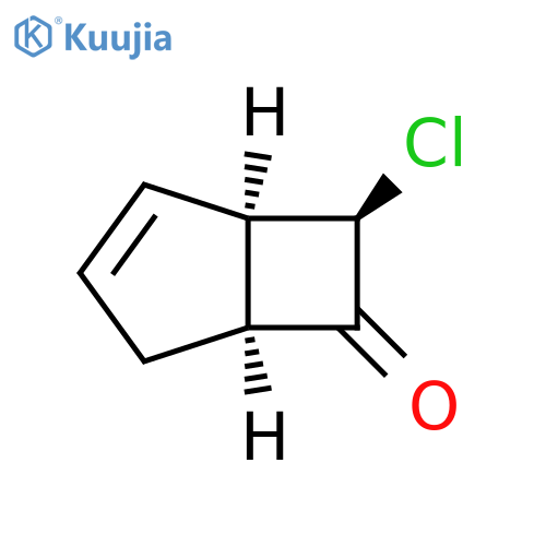 Bicyclo[3.2.0]hept-2-en-6-one, 7-chloro-, (1R,5S,7R)-rel- structure