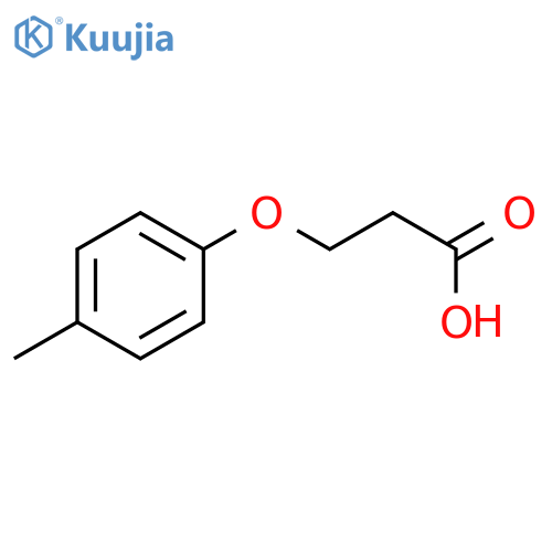 3-(4-methylphenoxy)propanoic acid structure