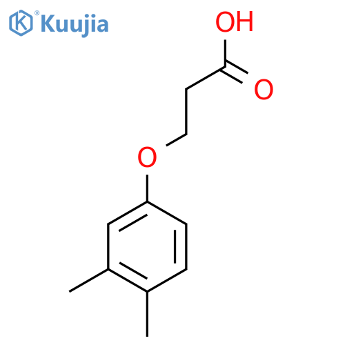 3-(3,4-Dimethylphenoxy)propanoic acid structure