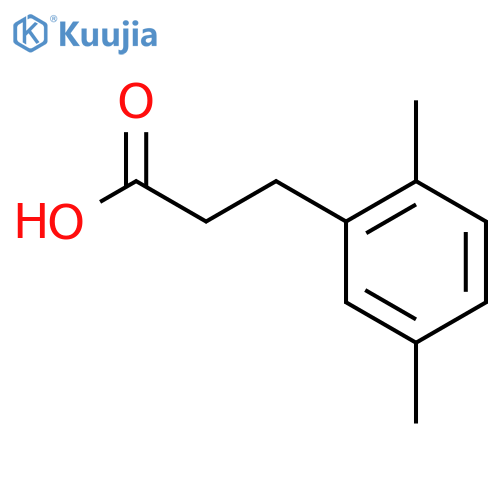 2,5-Dimethylbenzenepropanoic Acid structure