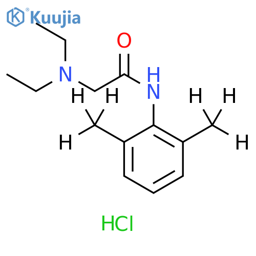 Lidocaine-d6 (hydrochloride) structure