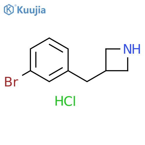 3-(3-Bromophenyl)methylazetidine Hydrochloride structure