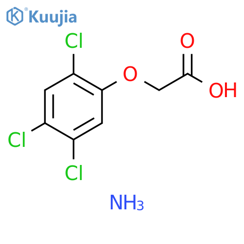 Acetic acid, 2-(2,4,5-trichlorophenoxy)-, ammonium salt (1:1) structure