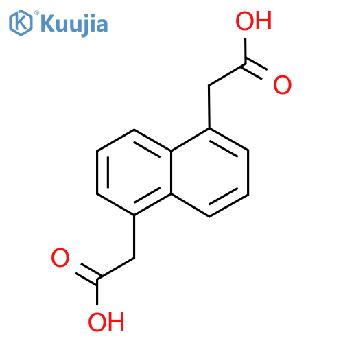2-[5-(Carboxymethyl)naphthalen-1-yl]acetic acid structure