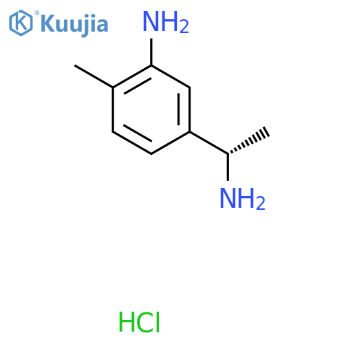 5-(1S)-1-aminoethyl-2-methylaniline hydrochloride structure
