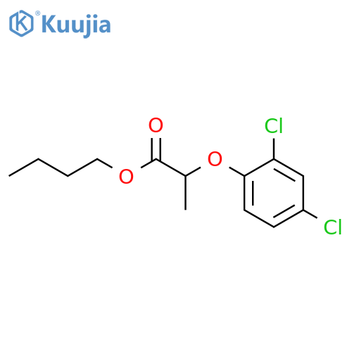 Propanoic acid,2-(2,4-dichlorophenoxy)-, butyl ester structure