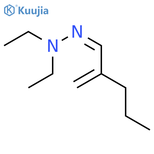 N-Ethyl-N-[(Z)-2-methylidenepentylideneamino]ethanamine structure