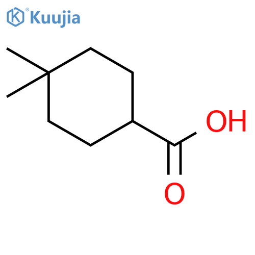 4,4-dimethylcyclohexane-1-carboxylic acid structure