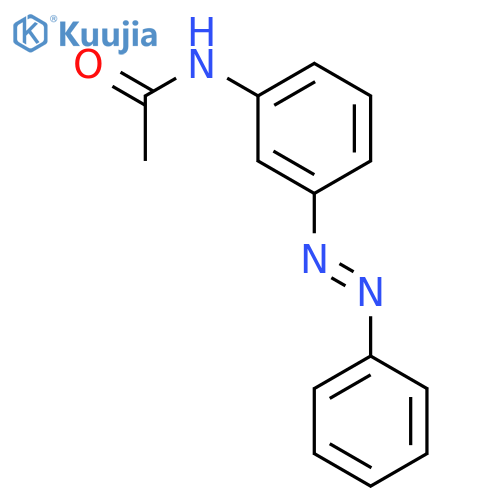 N-{3-[(E)-Phenyldiazenyl]phenyl}acetamide structure