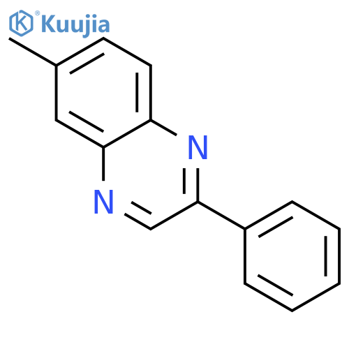 Quinoxaline,6-methyl-2-phenyl- structure