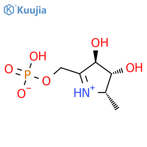 2H-Pyrrole-3,4-diol,3,4-dihydro-2-methyl-5-[(phosphonooxy)methyl]-, (2S,3R,4R)- structure