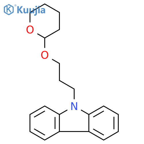 9-[3-[(Tetrahydro-2H-pyran-2-yl)oxy]propyl]-9H-carbazole structure