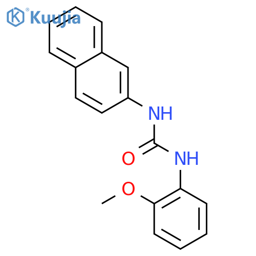 1-(2-methoxyphenyl)-3-naphthalen-2-ylurea structure
