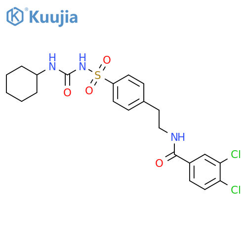 Benzamide,3,4-dichloro-N-[2-[4-[[[(cyclohexylamino)carbonyl]amino]sulfonyl]phenyl]ethyl]- structure