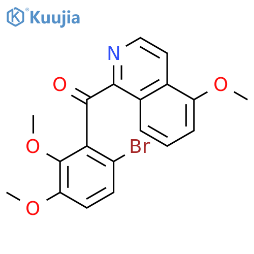 METHANONE, (6-BROMO-2,3-DIMETHOXYPHENYL)(5-METHOXY-1-ISOQUINOLINYL)- structure