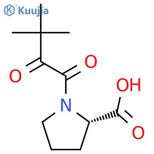 L-Proline, 1-(3,3-dimethyl-1,2-dioxobutyl)- structure