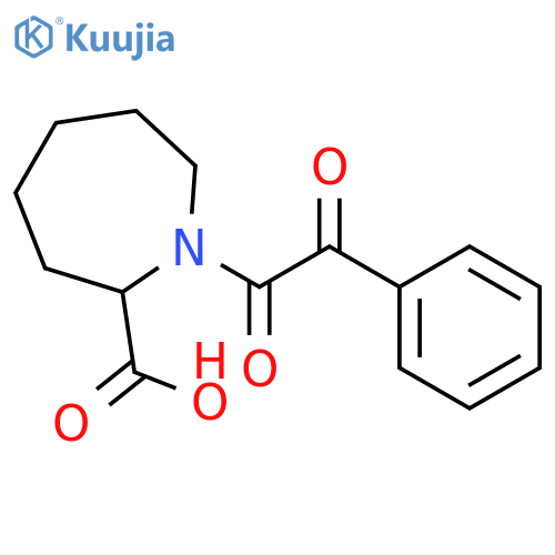1H-Azepine-2-carboxylic acid, hexahydro-1-(oxophenylacetyl)- structure